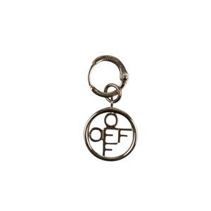 OFF-WHITE C/O VIRGIL ABLOH Silver Off Circle Logo Earring Size OS $170